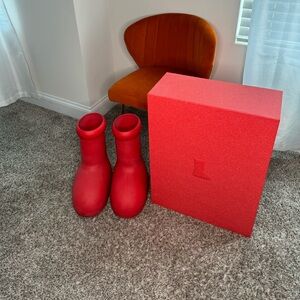 MSCHF Big Red Boots. Size 11